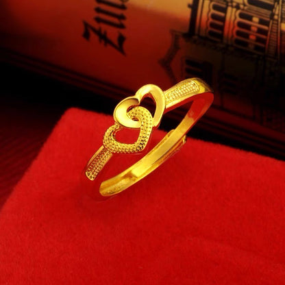 (READYSTOCK) Cincin Emas Gold Plated Wanita | 2025 New Style Adjustable Opening Ring | Fashion Jewelry Perhiasan GR0040