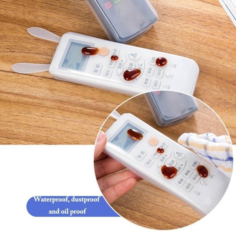 READY STOCK!!! Cartoon Rabbit Ear Silicone Transparent/Luminous Remote Control Cover Waterproof Dust proof Case 兔子遥控器防尘罩