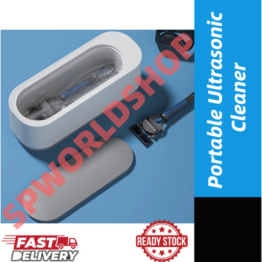 READY STOCK!!! Portable Ultrasonic Cleaner for Cleaning Jewelry Watches Glasses Dentures Coins Razor 超声波清洗机