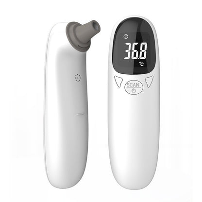 READY STOCK‼️ Infrared Ear Thermometer Digital LCD Suhu Telinga Bayi Dewasa Dengan Probe Cover