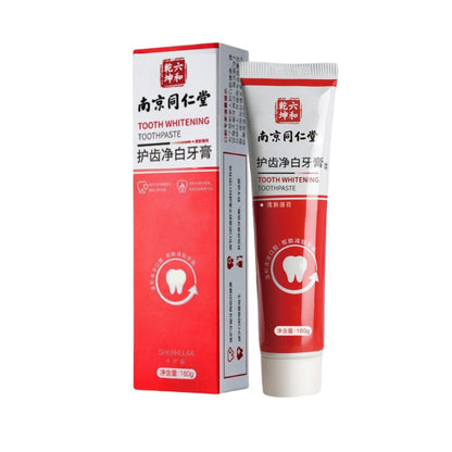 南京同仁堂 清凉薄荷 护龈洁白牙膏 Tongrentang Gingival Whitening Toothpaste 去除牙结石 黄牙 去口臭 牙渍 牙垢 牙齿变白膏 防蛀固齿 Teeth Whitening Gigi Putih