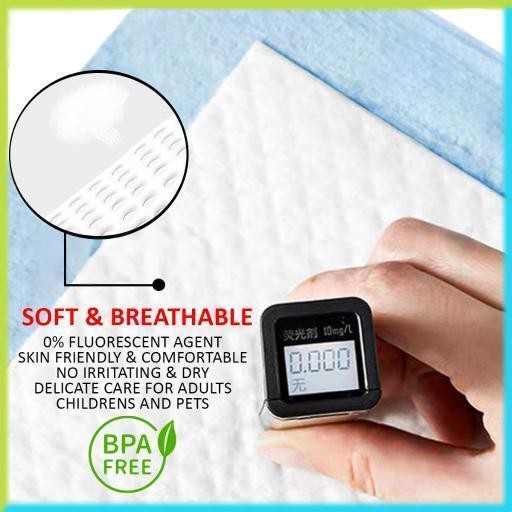 [READY STOCK] 10Pcs Disposable Baby Changing Pads | Super Absorbent Breathable Underpads for Infant Bed  一次性婴儿护理垫