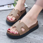 READY STOCK!!!Muslimah Friendly Sandals Sandal Perempuan Premium  Selesa Comfort Premium Women Sandals Heel-5cm± 6689-45