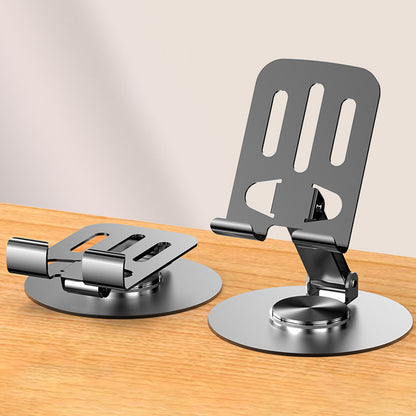 Foldable Metal Mobile Phone Stand Anti-slip Stand Suitable for Mobile Phones/Tablets and Other 360-degree Rotation 手机支架
