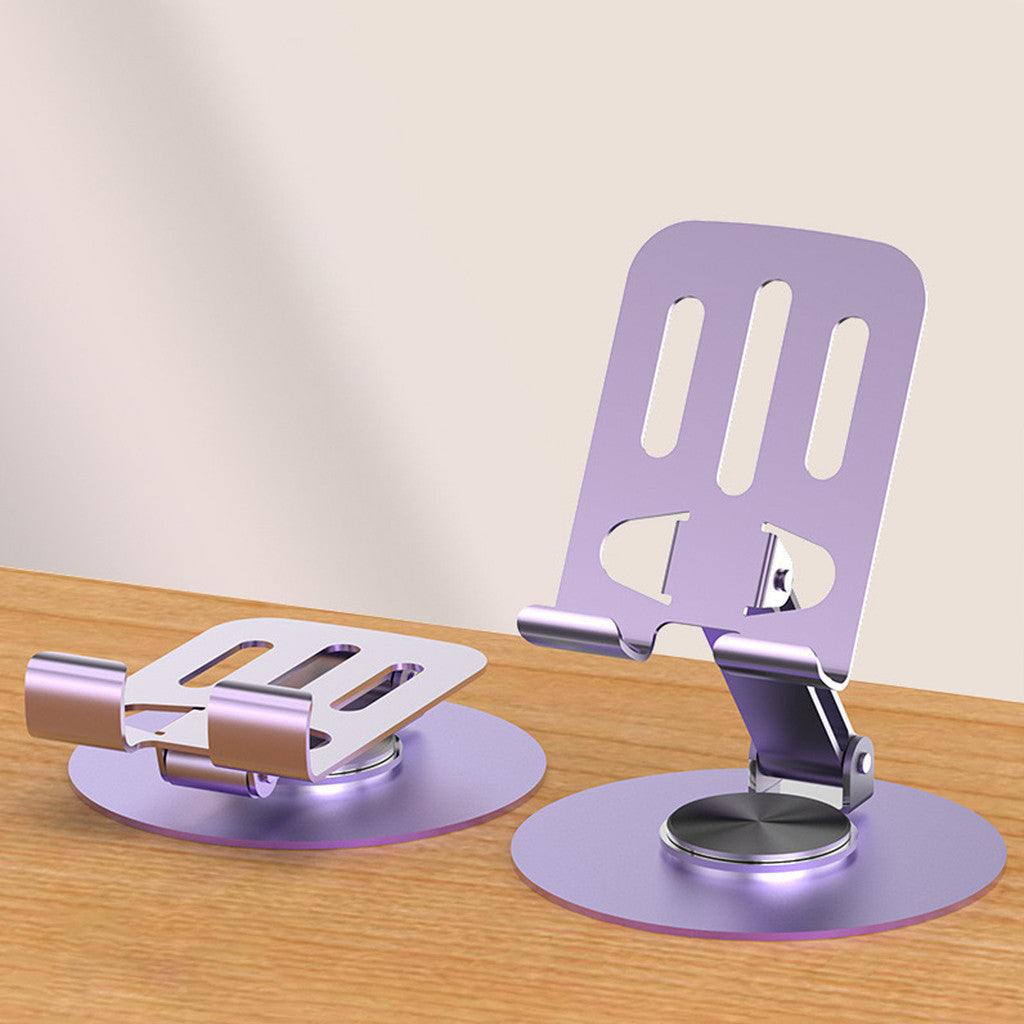 Foldable Metal Mobile Phone Stand Anti-slip Stand Suitable for Mobile Phones/Tablets and Other 360-degree Rotation 手机支架