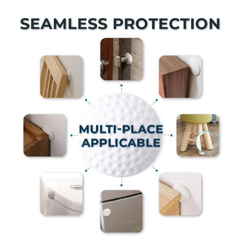 READYSTOCK Door Handle Bumper Pad Door Handle Guard Wall Protector Door Stopper Wall Mounted Shockproof Crash Pad 门把手防撞垫