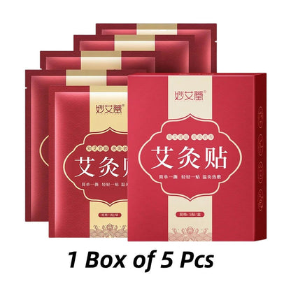 艾灸贴 Wormwood Moxa Plaster 艾草发热贴  Moxibustion Heat Patch  自发热敷艾灸颈椎膝盖艾热贴暖身贴暖宝宝热帖