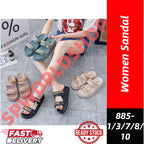 Lady Comfort Fashion Sandal | Sandal Perempuan Tapak Lembut | Casual & Office Wear | Non-Slip | 885-1/3/7/8/10