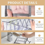 READY STOCK!!! 6/7/11 Grids Underwear Tudung Clothes Organiser Box Stackable Wardrobe Drawer Socks Storage Box 内衣裤收纳盒