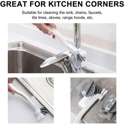 READY STOCK!!! Long-Handled Cup Brush Lobster Brush Handy Tool Wash Wall Breaker Dedicated Cleaning Brush 多功能日式杯刷清洁刷