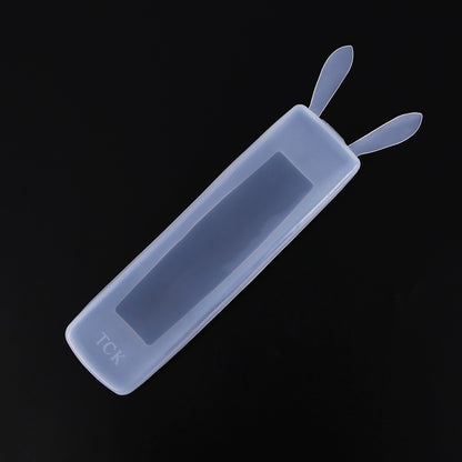 READY STOCK!!! Cartoon Rabbit Ear Silicone Transparent/Luminous Remote Control Cover Waterproof Dust proof Case 兔子遥控器防尘罩