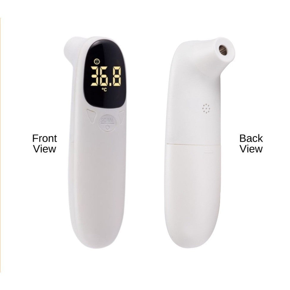 READY STOCK‼️ Infrared Ear Thermometer Digital LCD Suhu Telinga Bayi Dewasa Dengan Probe Cover
