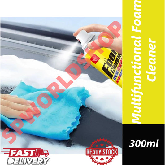 (READY STOCK) 300ml Multifunctional Foam Cleaner | Powerful Decontamination Spray 多功能泡沫清洗剂 | 家居汽车通用清洁剂