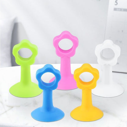 Silicone Door Stopper Suction Silencer Crash Pad Anti-Collision Doorknob Door Handle Wall Protectors Guard Stop 硅胶门吸免打孔