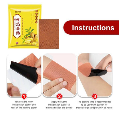 100pcs Heat Ginger Patch Pain Patch Herbal patch koyok halia sakit badan/pain relief patch