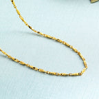 (READYSTOCK) Rantai Leher Emas Gold Necklace 45cm | Brass Gold Plated | Fashion Jewelry Aksesori Wanita Perhiasan NL0039