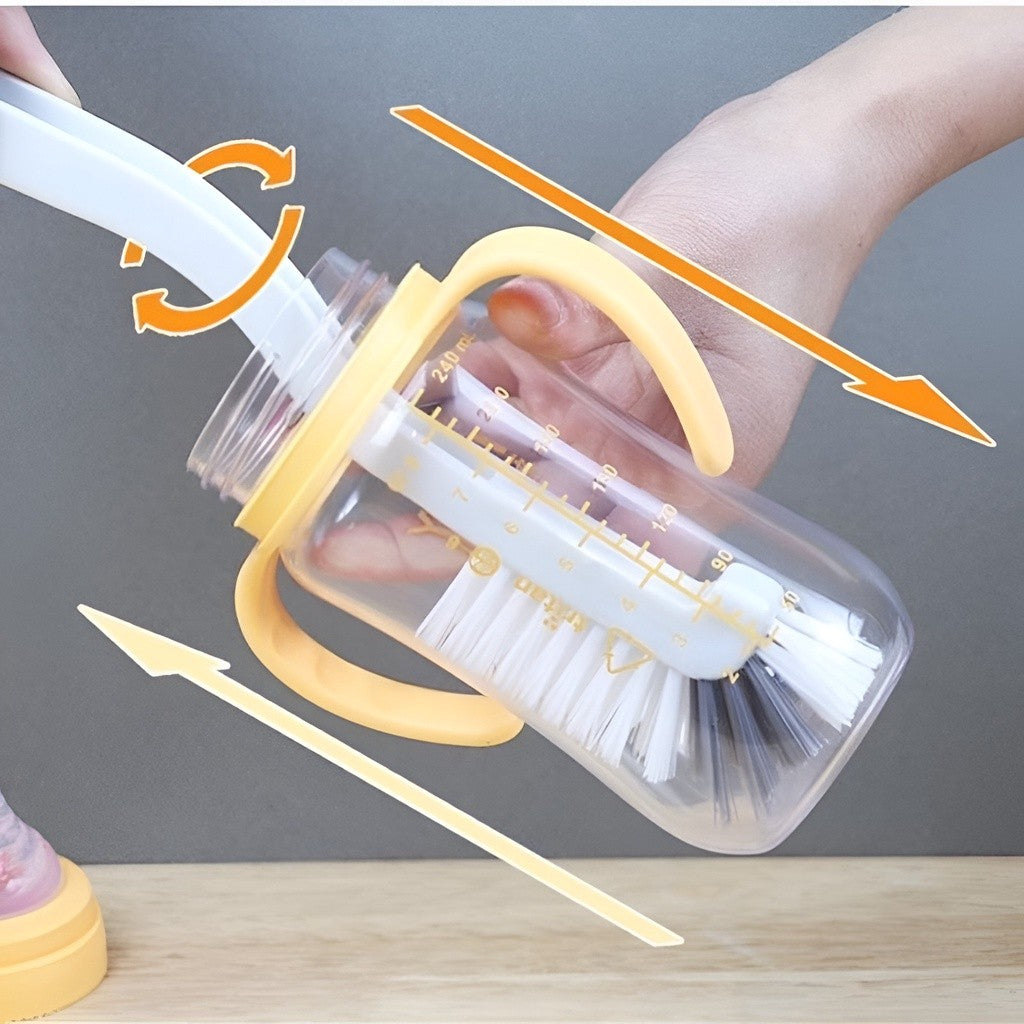 READY STOCK!!! Long-Handled Cup Brush Lobster Brush Handy Tool Wash Wall Breaker Dedicated Cleaning Brush 多功能日式杯刷清洁刷