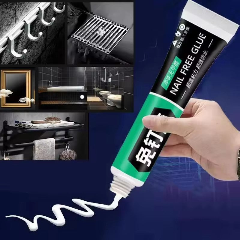 Strong Nail-Free Glue Gam Kuat Towel Rack Waterproof Fixing Glue Suitable For Glass Tile Board Strong Glue 无痕胶水 免釘膠 免钉胶