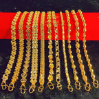 (READYSTOCK) Rantai Tangan Emas Gold Plated Chain Bracelet | Gelang Emas  | Gold Jewellery Aksesori Perhiasan HL0041