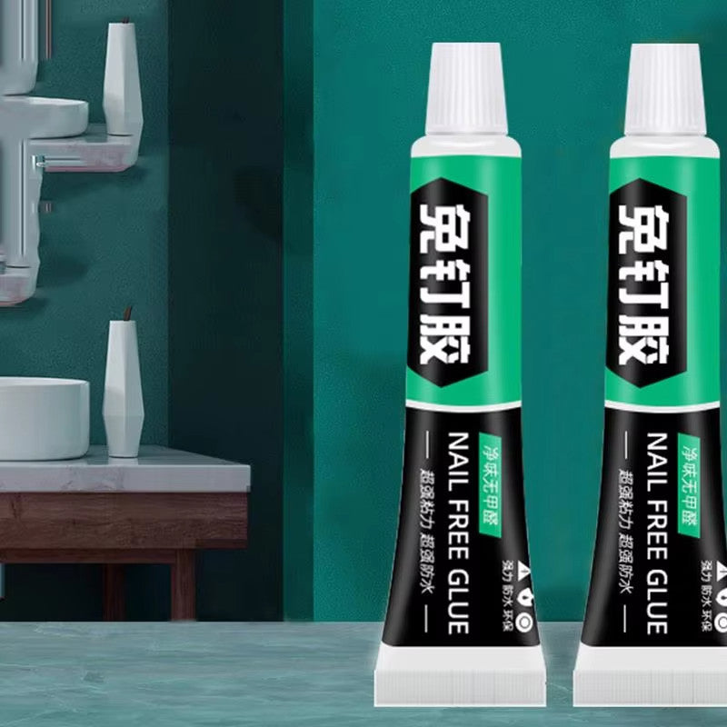 Strong Nail-Free Glue Gam Kuat Towel Rack Waterproof Fixing Glue Suitable For Glass Tile Board Strong Glue 无痕胶水 免釘膠 免钉胶