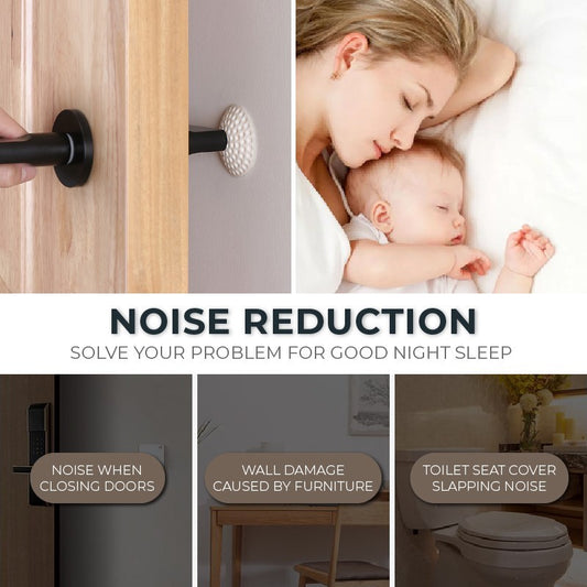 READYSTOCK Door Handle Bumper Pad Door Handle Guard Wall Protector Door Stopper Wall Mounted Shockproof Crash Pad 门把手防撞垫