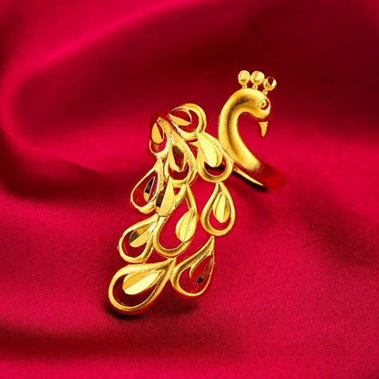 (READYSTOCK) Cincin Emas Gold Plated Wanita | 2025 New Style Adjustable Opening Ring | Fashion Jewelry Perhiasan GR0040