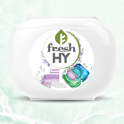 READY STOCK!!! Fresh Hy 4 In 1 Laundry Capsules (10ml x 28 Pcs) / Refill (10ml x 24 Pcs)