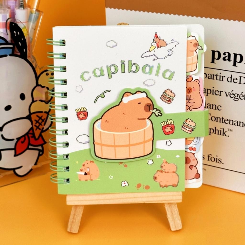 【READY STOCK】Cute Cartoon Portable Notebook | Mini Pocket Journal | Kawaii Stationery for School & Office 可爱卡通记事本