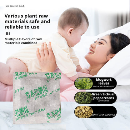 READY STOCK‼️Natural Herbal Mite Bag | Anti-Mite Dehumidifying Sachet | Wardrobe Bed Mattress Mite Removal Freshener 除螨包