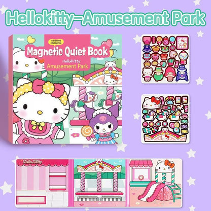 【READY STOCK】Magnetic Quiet Book | Montessori Educational Book | Learning Activity Puzzle Game for Toddlers 磁力安静书AJS-002