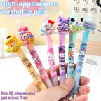 Cartoon Press Pen | Black & Blue Ink Ballpoint | Creative Student Prizes & Gift Stationery 可爱按压笔 卡通圆珠笔 学生奖品 办公文具