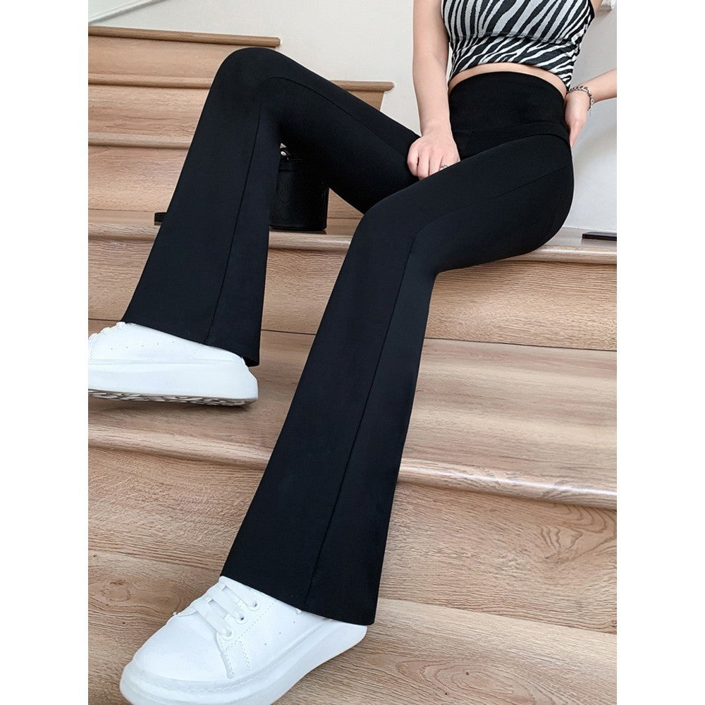 【READY STOCK】Women’s Flare Shark Pants | High Waist Slim | Seluar Wanita | C850/C910 女士高腰喇叭裤