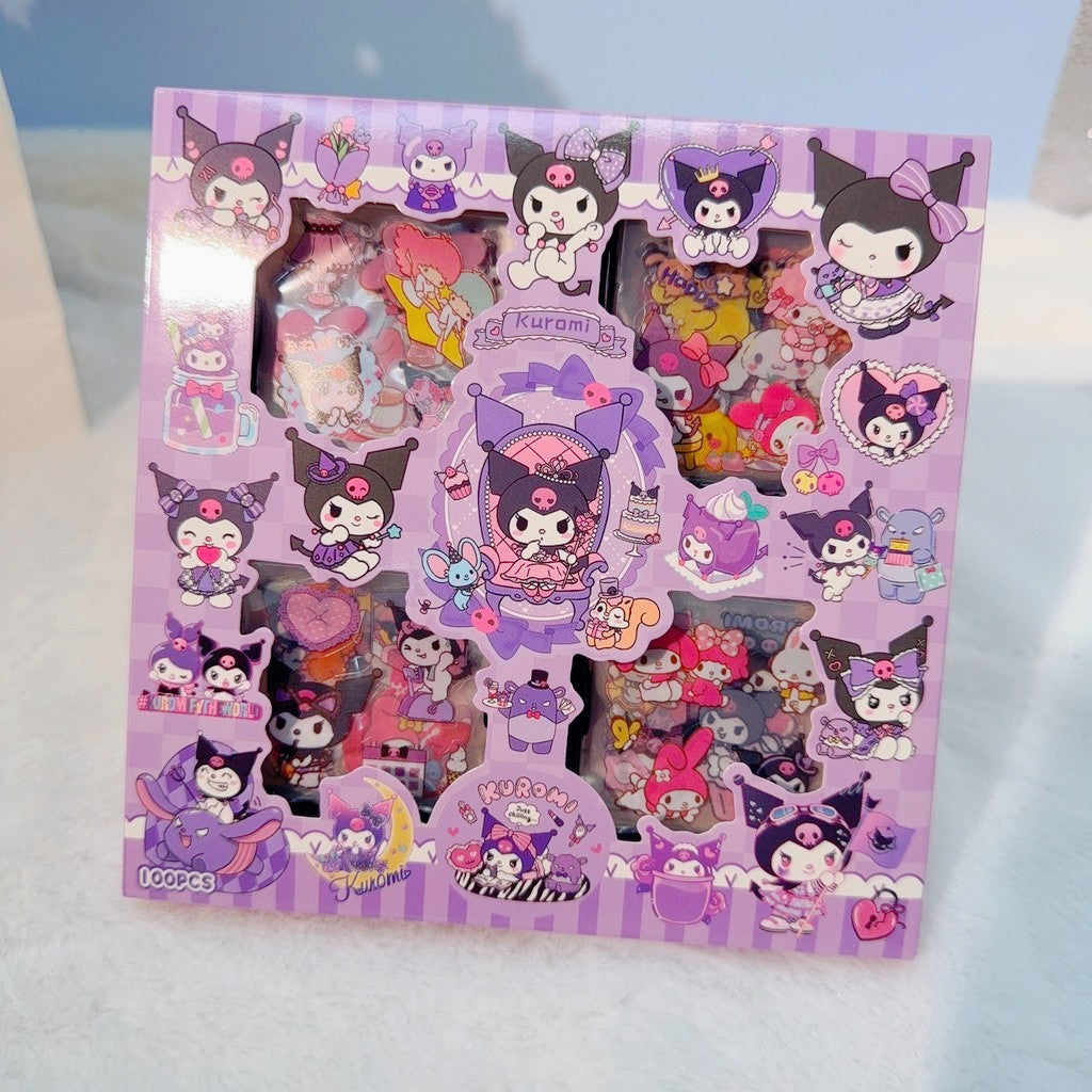 2 Sheets Sanrio Cartoon Stickers | 3D Puffy Decal for Kids & Students | DIY Journal Decoration | Pelekat 3D Kartun Sanrio 三丽鸥立体贴纸 儿童奖励 礼物