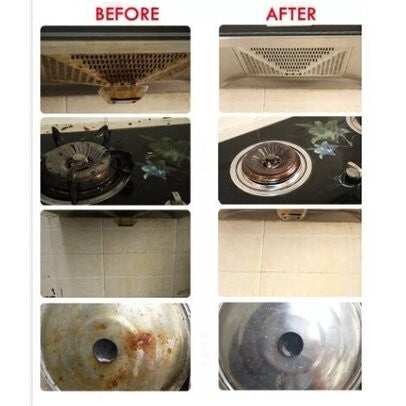 DUER Kitchen Cooktop Cleaner Oil Dirt Detergent Cleaner Multi-Purpose Spray 500ml 厨房油污清洁剂
