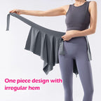 [FIT & CONFIDENT] 运动底气 | 8060 遮臀系带裙：速干透气，告别尴尬线条 Aesthetic Sporty Cover Skirt | Quick-Dry & Confidence Boost