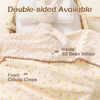 READY STOCK‼️ Newborn Baby Blanket | 100% Cotton | Soft & Skin-Friendly | 100*100cm | 新生儿纯棉盖毯 | 柔软亲肤