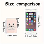Cute Cartoon Transparent Self-adhesive Bread Bag Oil-proof Large Capacity Portable Bread Treat Bags-15180PP