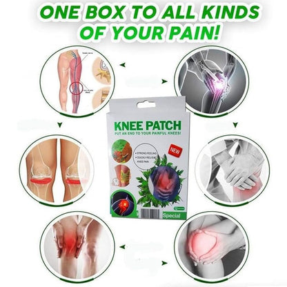 【READY STOCK】Knee Pain Relief Patch | Herbal Heat Therapy for Arthritis, Joint Pain & Inflammation | Koyok Lutut 艾草关节贴