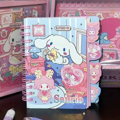 【READY STOCK】Cute Cartoon Portable Notebook | Mini Pocket Journal | Kawaii Stationery for School & Office 可爱卡通记事本