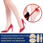 MULTI-FOOTCARE | 后跟贴/鞋头塞/防磨垫：多款可选、解决鞋大磨脚 | 男女通用、高弹舒适 | 现货秒发 Adjustable Heel Pads & Toe Fillers | Multi-Choice Anti-Wear Cushion Inserts