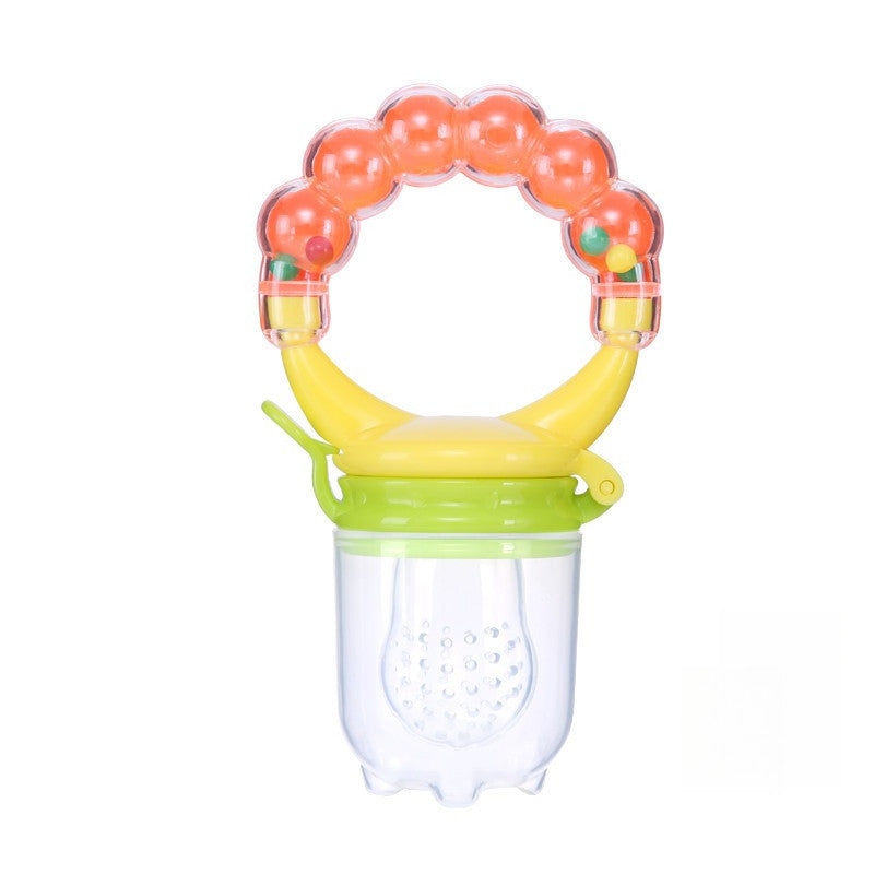 Baby Fruit Feeder Pacifier | Silicone Food Nibbler for Teething | Fruit Sucking Soother | Puting Buah Bayi Boleh Putar 婴儿水果咬咬乐 硅胶辅食 旋转式 磨牙