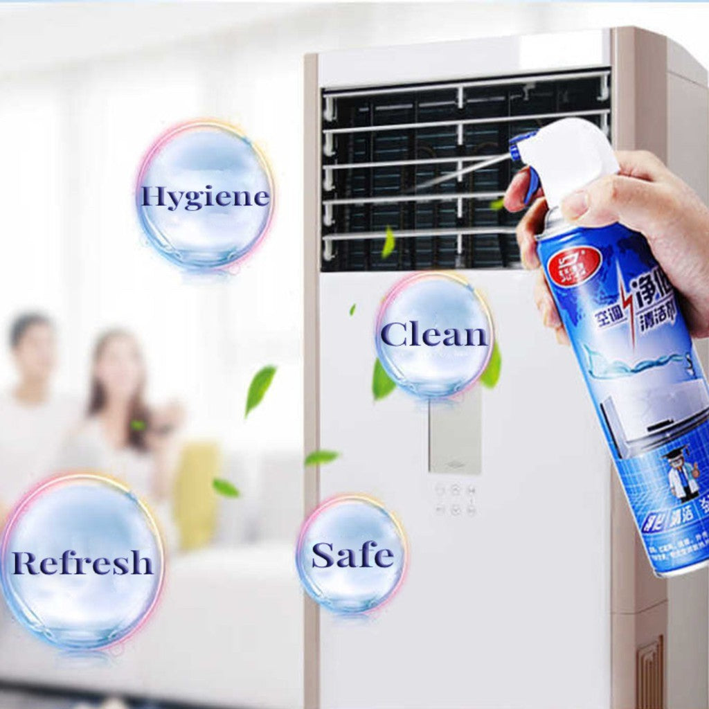 READY STOCK!!! Air-Cond Cleaner Bubble Air Conditioner Coil Cleaner Aircond Cleaning Spray 200ml/500ml 空调清洁泡沫喷雾