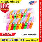 【20-PCS】 Plastic Whistle PVC with Rope Wisel Pengadil #Wisel #Whistle #口哨 #哨子 #8090