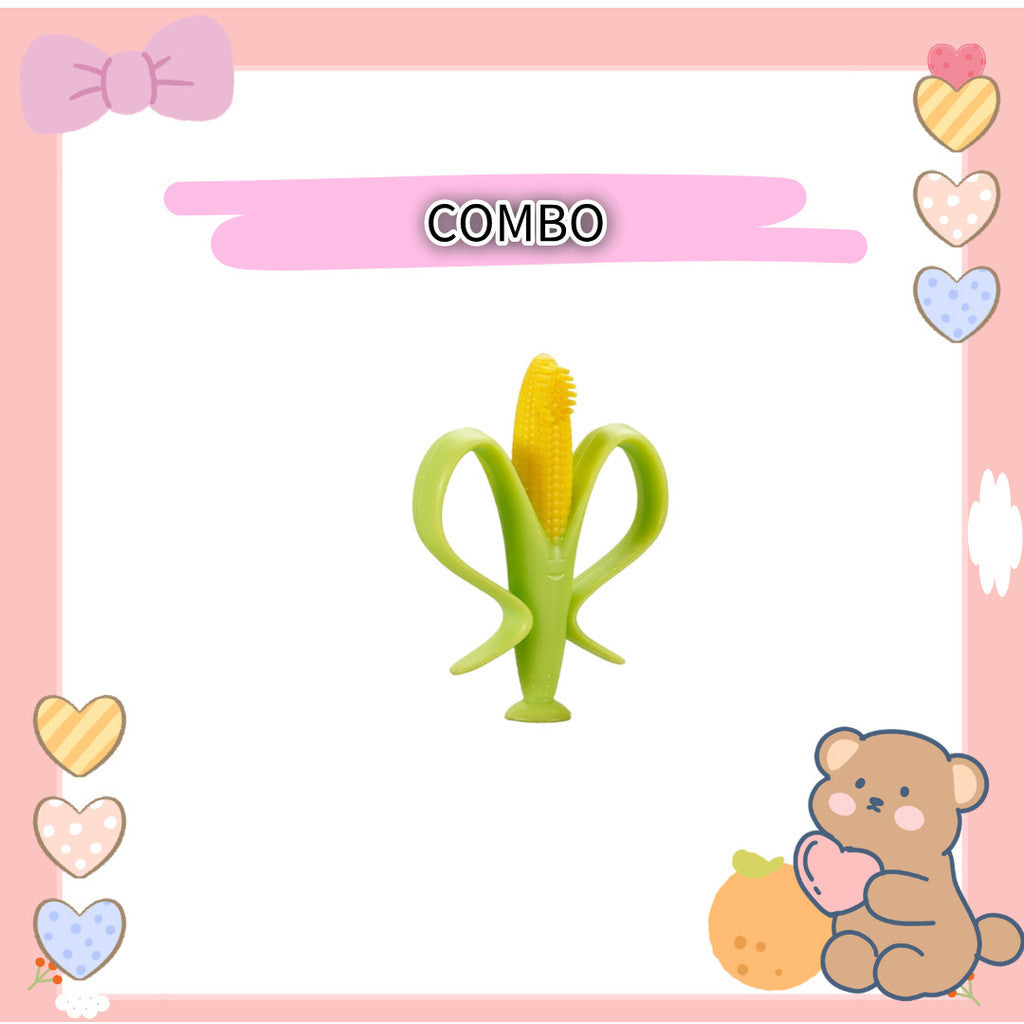 【READY STOCK】Silicone Baby Teether (BPA Free & Soft) | Gigitan Bayi Silikon Selamat | 婴儿硅胶牙胶