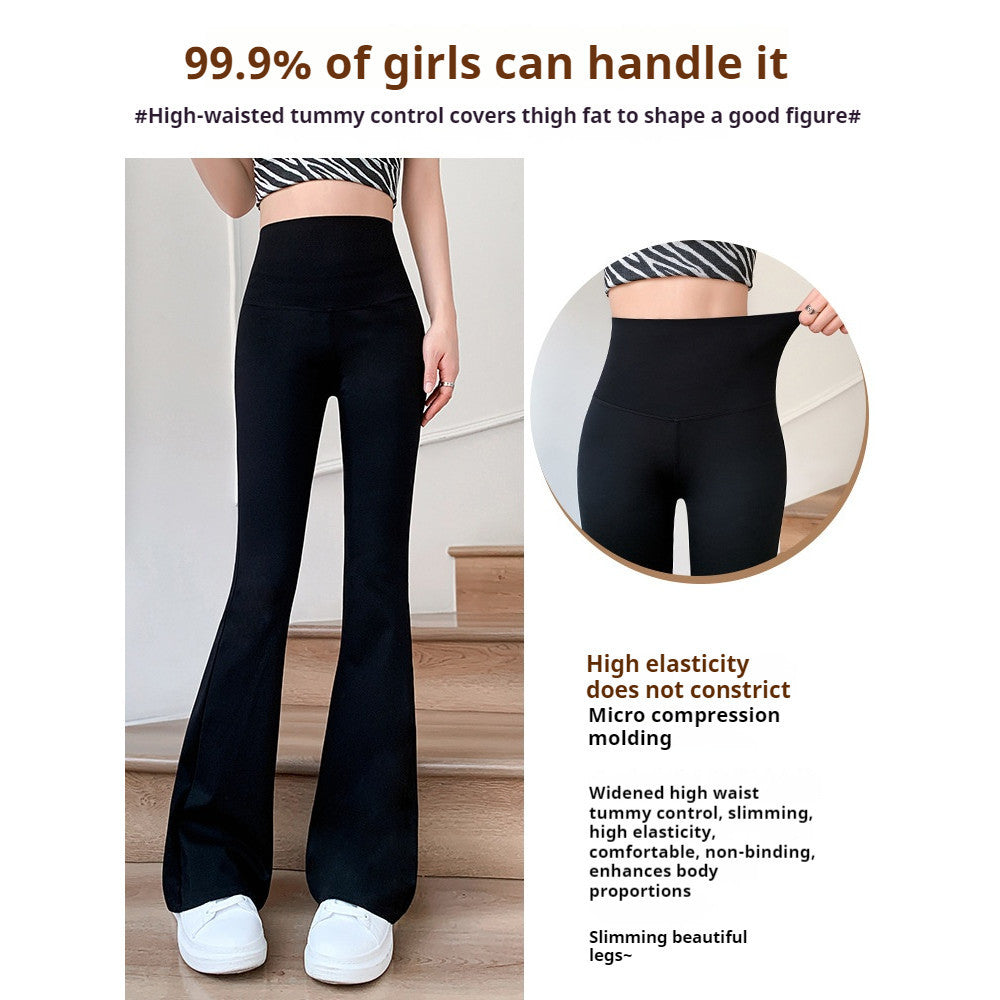 Women’s Flare Shark Pants (C850/C910) | High Waist Tummy Control | High-Elasticity Bootcut Yoga Leggings | Seluar Wanita 女士高腰喇叭裤 鲨鱼裤 提臀显瘦 微喇叭