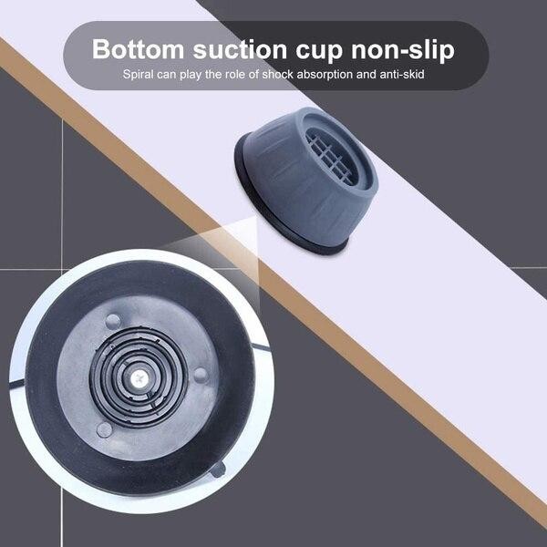 【READY STOCK】1Pcs/4Pcs Washing Machine Base | Universal Fridge & Appliance Base | Anti-Slip Shockproof Stand 洗衣机脚垫