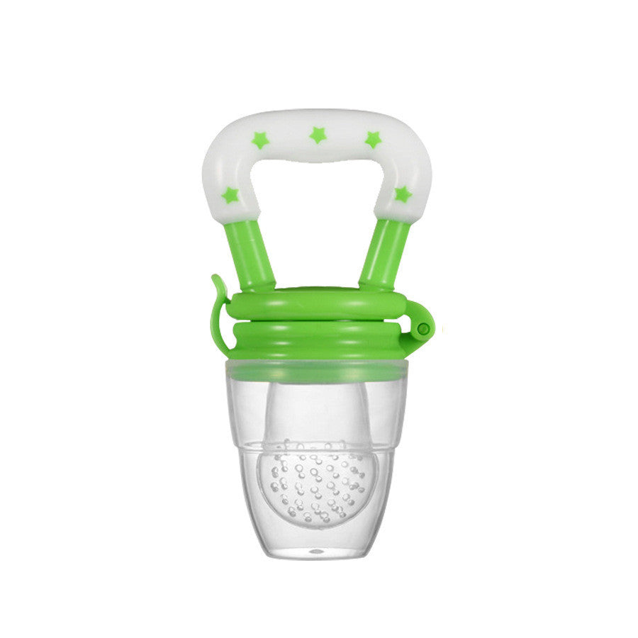 Baby Fruit Feeder Pacifier | Silicone Food Nibbler for Teething | Fruit Sucking Soother | Puting Buah Bayi Boleh Putar 婴儿水果咬咬乐 硅胶辅食 旋转式 磨牙