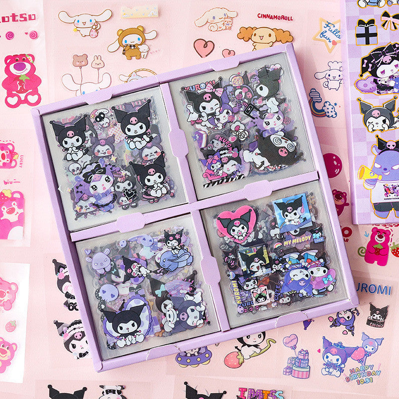 2 Sheets Sanrio Cartoon Stickers | 3D Puffy Decal for Kids & Students | DIY Journal Decoration | Pelekat 3D Kartun Sanrio 三丽鸥立体贴纸 儿童奖励 礼物