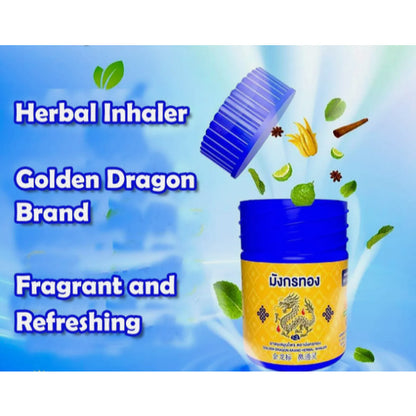 Golden Dragon Thailand Herbal Inhaler Yadom 4g
