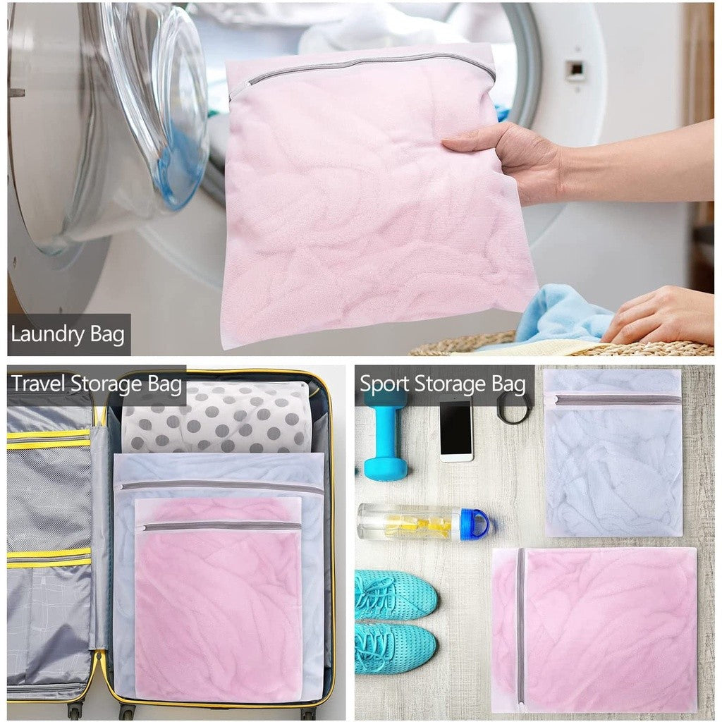 (READYSTOCK) 【60g】Thick Laundry Bag / Fine Mesh Coarse Mesh Protective Washing Bag / Travel Storage Bag 洗衣袋